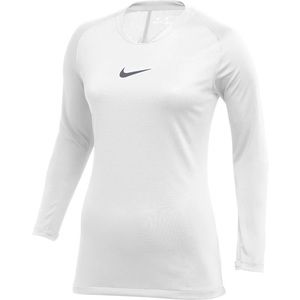 Nike Women’s Dri‑FIT Long Sleeve Tee White with Thumb Loops – NWT